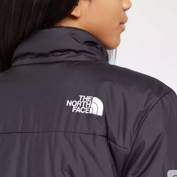 NWT North Face Girls Mossbud Reversible Jacket in Black Warm Classic - Picture 7 of 13